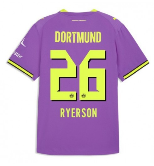 Borussia Dortmund Julian Ryerson #26 Kolmaspaita 2026-27 Lyhythihainen Borussia Dortmund Julian Ryerson #26 Kolmaspaita 2026-27 Lyhythihainen